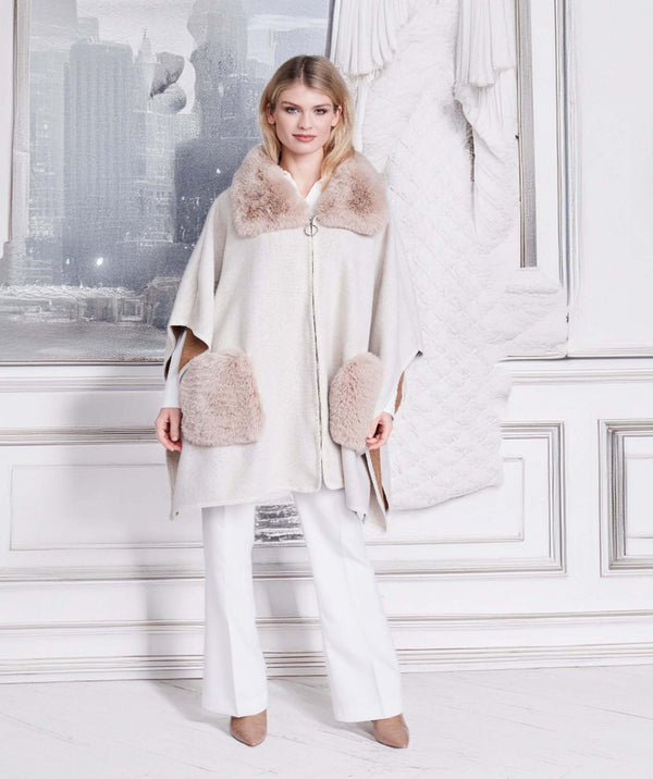 Austin - Crème beige en fausse fourrure Cape