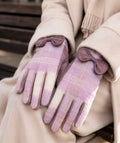 Ava – Gefütterte Touchscreen-Handschuhe aus Wildlederimitat