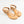 Tan Gem Embellished Toe Post Sandals with Cushioned Sole