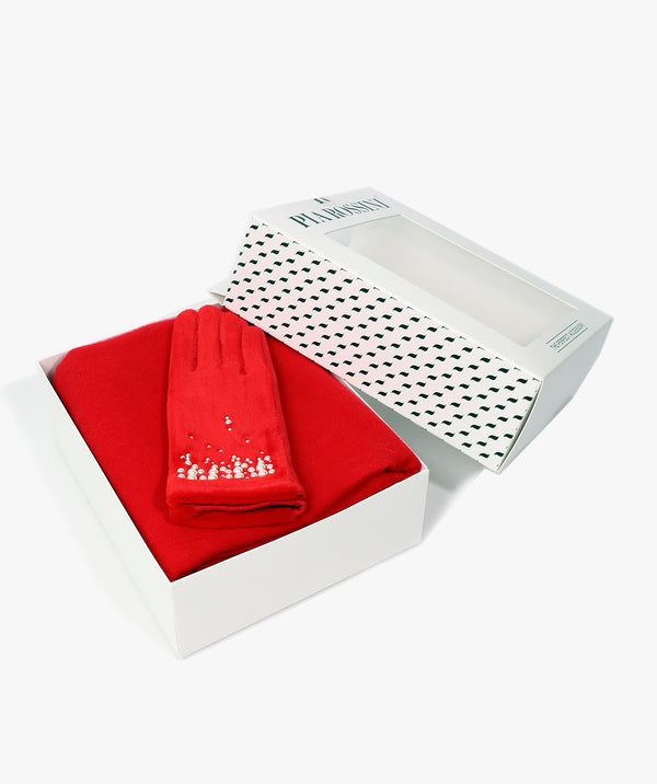 Set de regalo_Bufanda Willow & Laura Glove