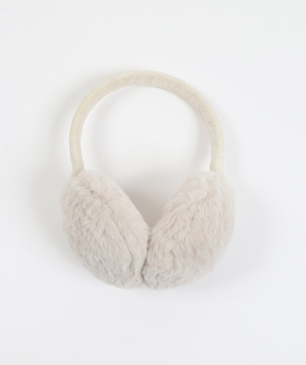 Hepburn - Pearl Faux Fur Earmuffs