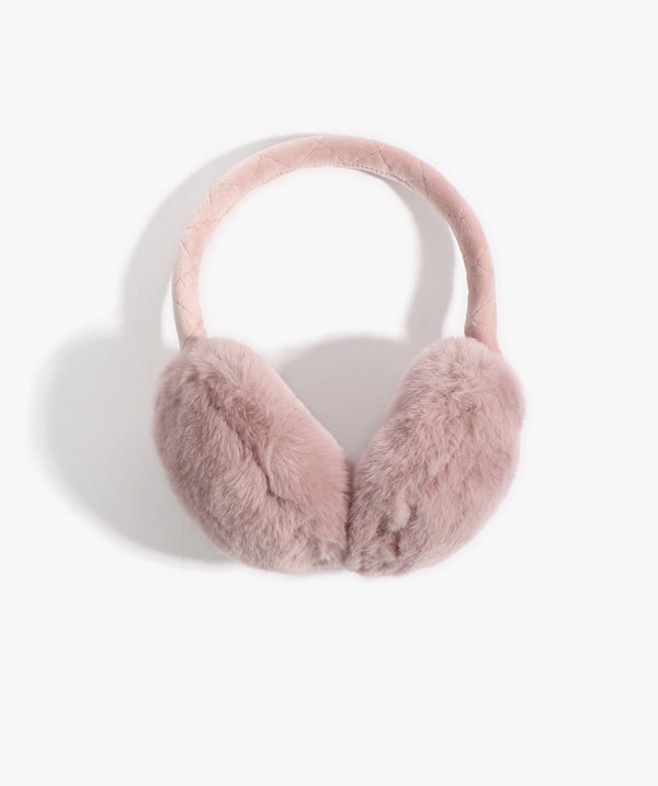 Margot - Dusty Pink Faux Fur Earmuffs