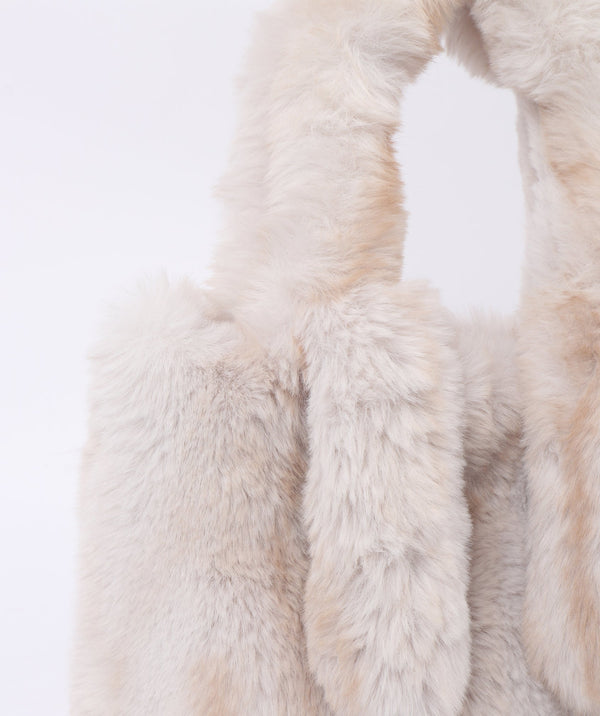 Eco Fur Tote Bag - Honeycomb - Accessories, Alpine, Bag, Honeycomb, Winter Accessories
