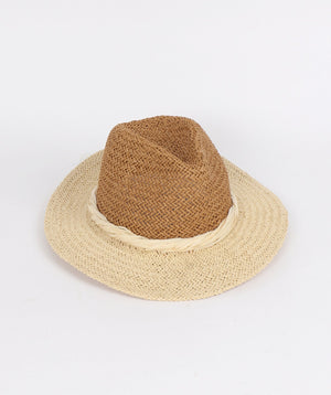 Natural Tone Two Straw Hat