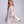 Abigail - Blush Pink Wrap with Faux Fur Trim
