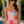 Adalia - vestido maxi sem alças rosa rosa quente