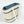 Blue White Straw Beach Basket