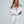 White Cotton Shirt Dress with Navy Embroidery