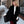 Analise - Black Rhinestone Wrap with Faux Fur Trim