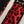 Antonia - Red Faux Suede Leopard Print Gloves
