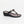 Black Wedged Pool Shoe with Non-Slip Sole and Glamorous Embellishments