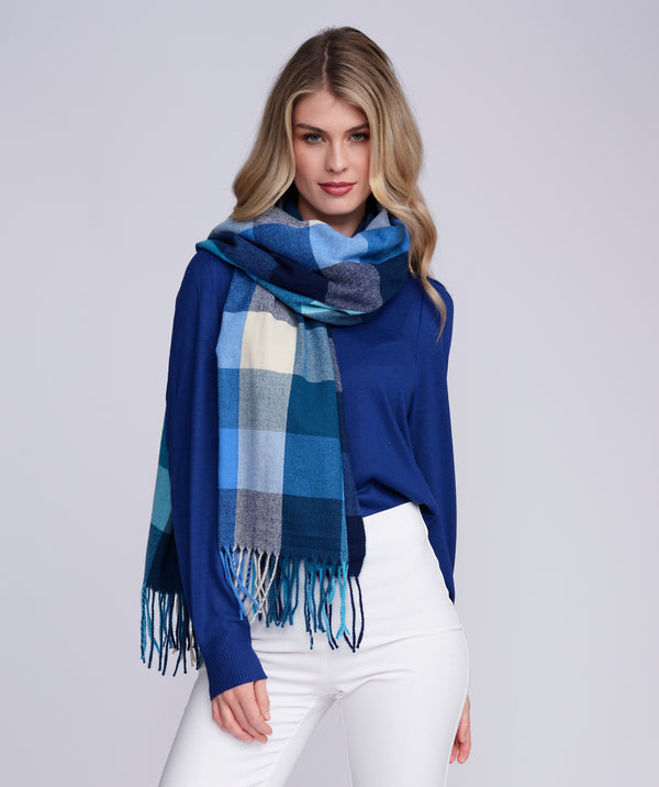 Aria - Karierter Winterschal