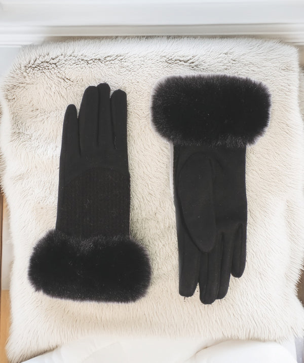 Aria - Guantes de invierno de ante sintético