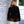 Ariella - Black Leopard Faux Suede Wrap-Style Coat