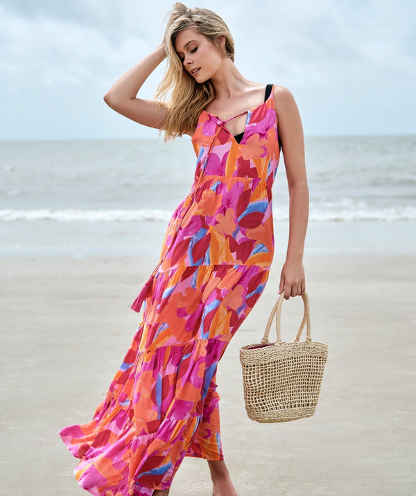 Astoria – Tasche aus natürlich gewebtem Stroh mit rustikalen Griffen