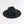 Black Straw Fedora Hat with Sequin Trim and Adjustable Size