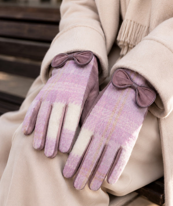 Ava - Guantes forrados de gamuza sintética para pantalla táctil