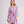 Barbados - Deep Pink Printed Beach Kaftan
