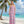 Barbade - Robe longue Bardot imprimée rose foncé