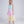 Pastel Rainbow Ombre Maxi Dress in Soft Cotton