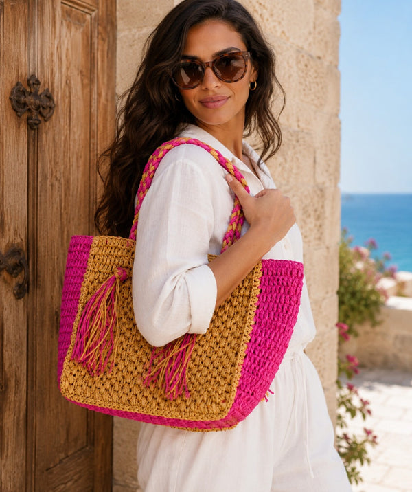 Cannes - Sac fourre-tout en paille