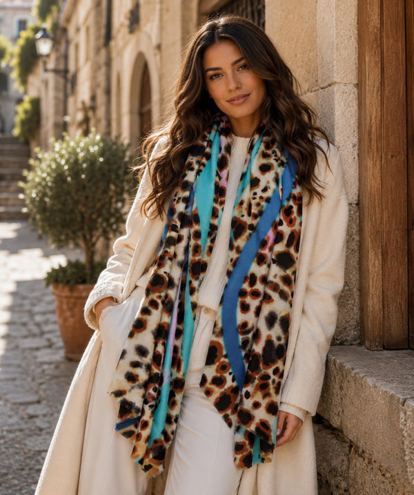 Caprice - Sciarpa invernale effetto cashmere