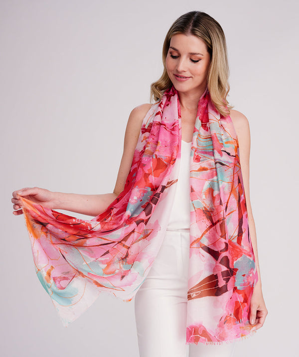 Carla-Schal – Rosa