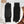 Charleigh - Black Faux Leather Roll Cuff Glove
