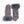 Chiara - Grey Stud Embellished Faux Fur Lined Gloves