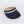 Cohen - Visor de soleil de paille de la Marine avec bande métallique en argent