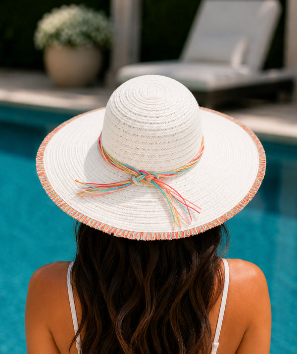 Cortez - Chapeau de soleil en paille à large bord