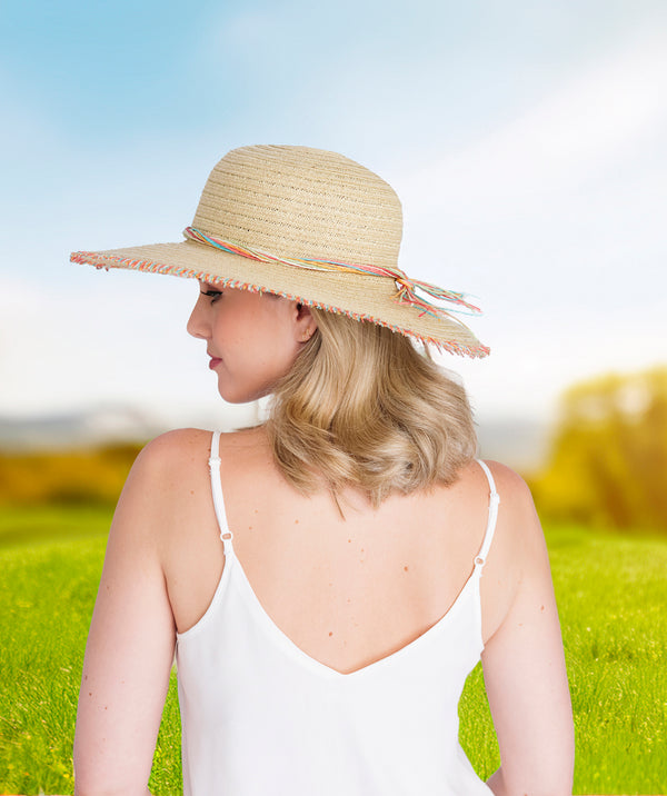 Cortez - Wide Brim Straw Sun Hat