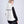 Winter White Borg Gilet with Faux Leather Details and Button Closure