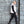 Cosette - Winter White Borg Gilet with Black Faux Leather Details