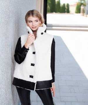 Cosette - Faux Shearling Gilet