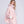 Dawn - Blush Pink Cape with Faux Fur Trim