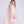 Dawn - Blush Pink Cape with Faux Fur Trim
