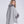 Dawn - Silver Grey Cape with Faux Fur Trim