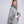 Dawn - Silver Grey Cape with Faux Fur Trim
