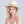 Gold Embellished Paper Straw Fedora Hat with UPF 50