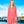 Delta - Coral Summer Dress with Ruffle Hem