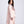 Dusty Pink Faux Suede Longline Coat
