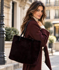 Donatella - Sac fourre-tout en fausse fourrure