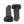 Elodie - Charcoal Grey Suede Gloves with Faux Fur Cuff