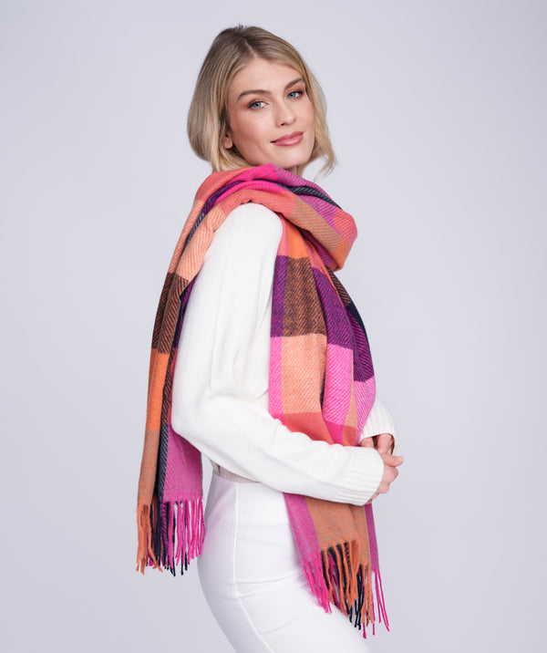Evette - Karierter Winterschal