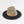 Natural/Black Two Tone Paper Straw Fedora Hat with UPF 50 Sun Protection