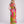 Fiesta - Vestido maxi de estampado tropical Fucsia con correas ajustables