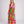 Fiesta - Vestido maxi de estampado tropical Fucsia con correas ajustables