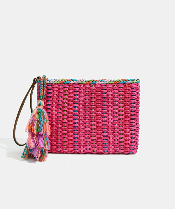 Fiji - Pink Pink Quastenkupplung mit Reißverschlussverschluss