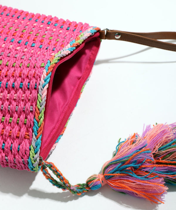 Fiji - Pink Pink Quastenkupplung mit Reißverschlussverschluss